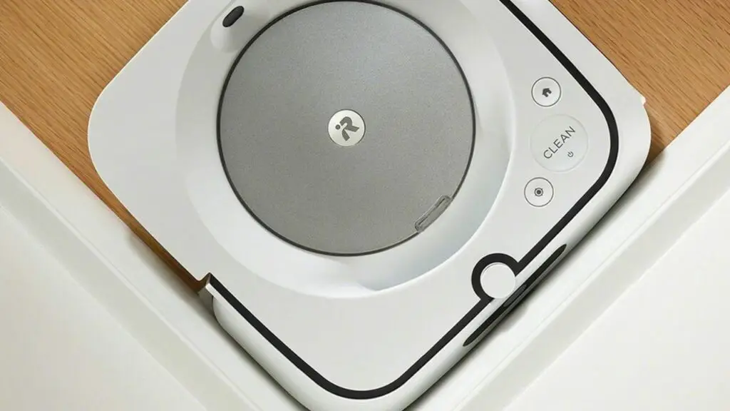 A close up picture of the iRobot Braava Jet m6