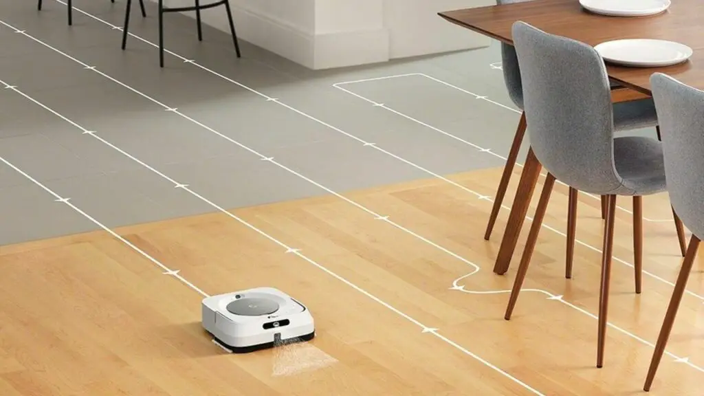 The smart navigation and mapping of the iRobot Braava Jet m6