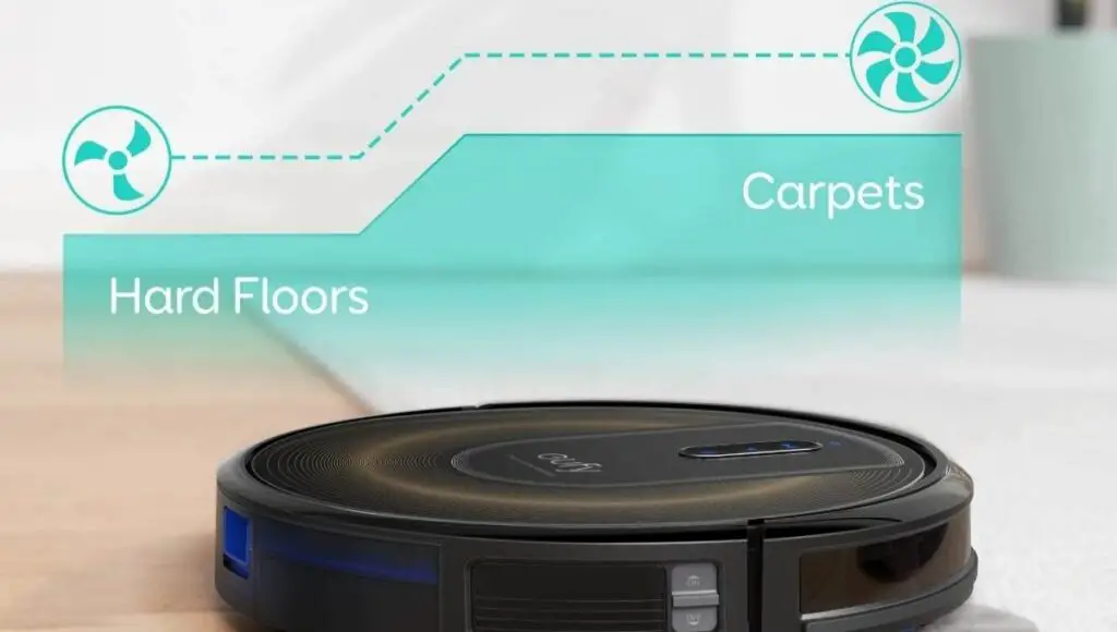 eufy by Anker Robovac G30 Edge easily can clean carpet and hard-floor