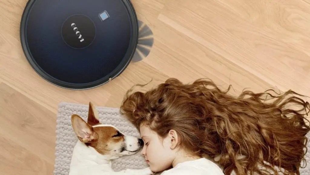 Goovi robot vacuum works with multiple cleaning modes, automatic, max vacuuming, spot, and edge cleaning modes