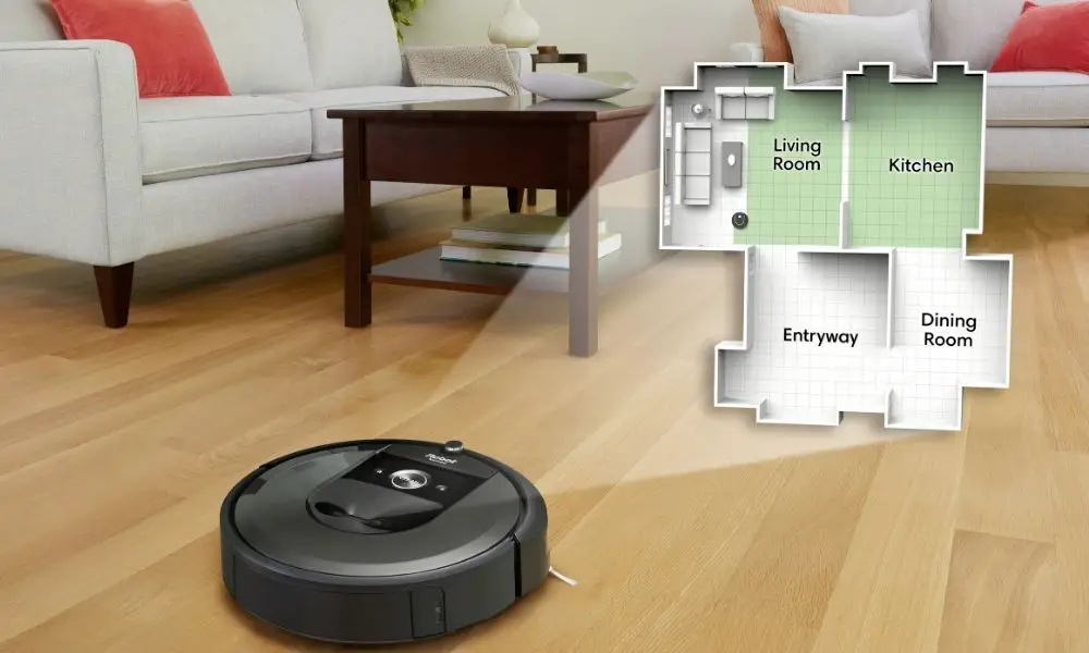 The Roomba i6+ has smart mapping for rooms and no go zones