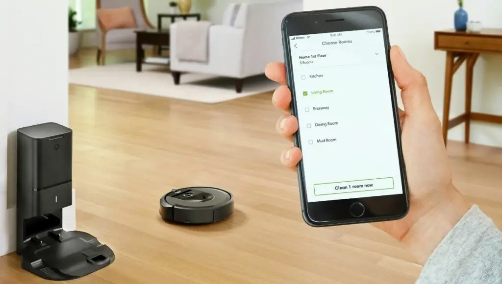 Imprint link technology allows roomba i6 plus and to automatically clean in sequence