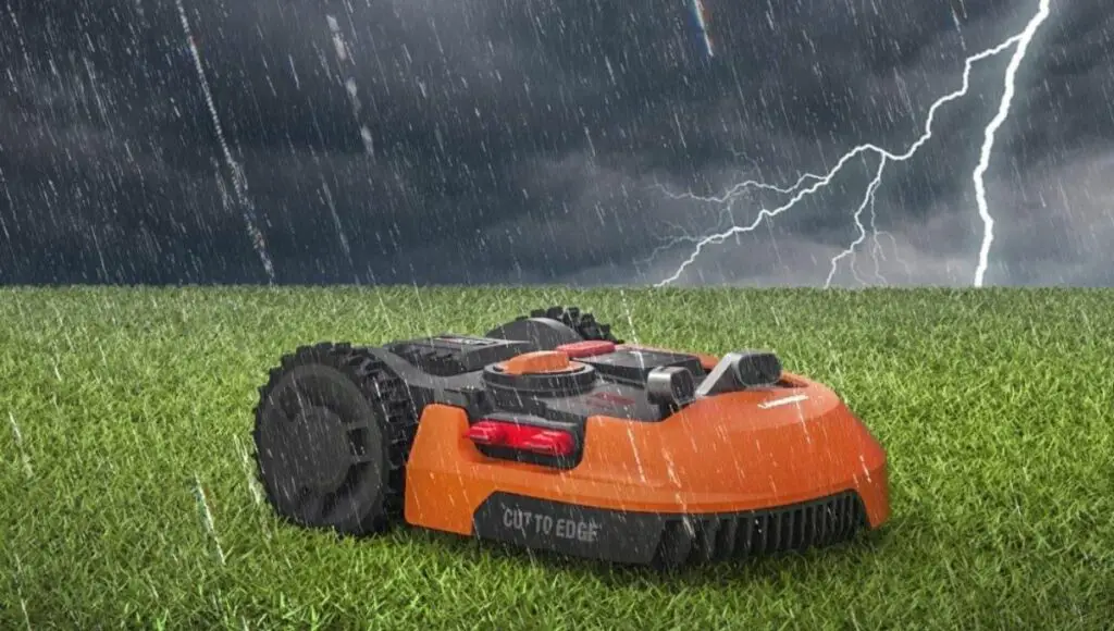 Worx wr140 and worx wr150 robotic lawn mower can work done in any weather condition.