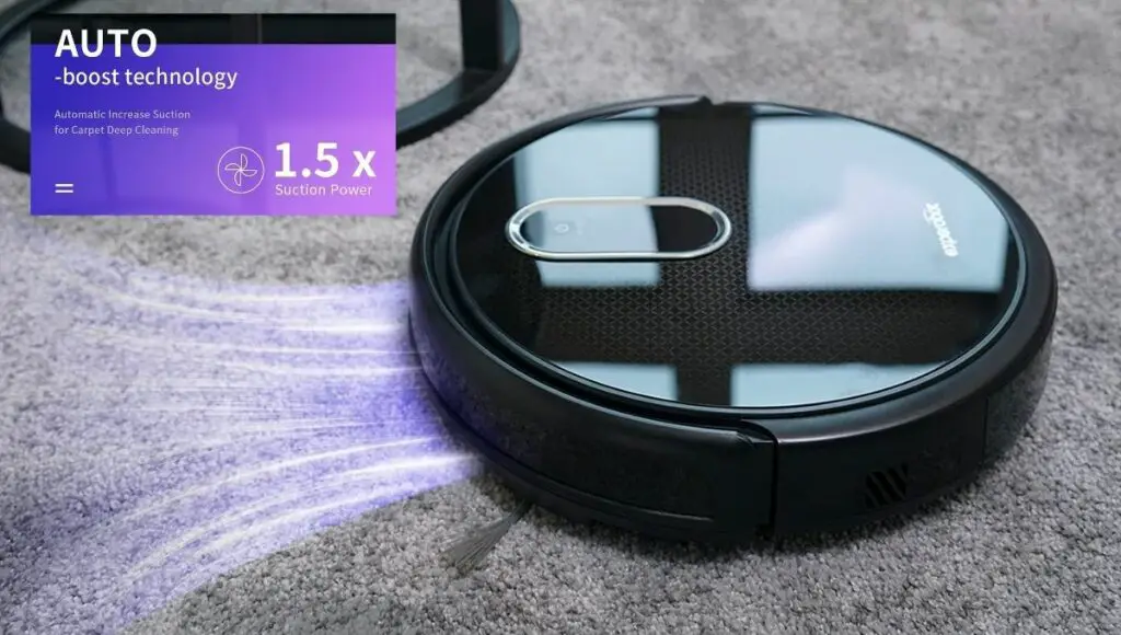 Experobot masterclean x7 comes with 1.5x suction power auto boost technology