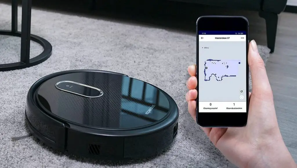 You can easily control experobot masterclean x7 robot vacuum with a smartphones app