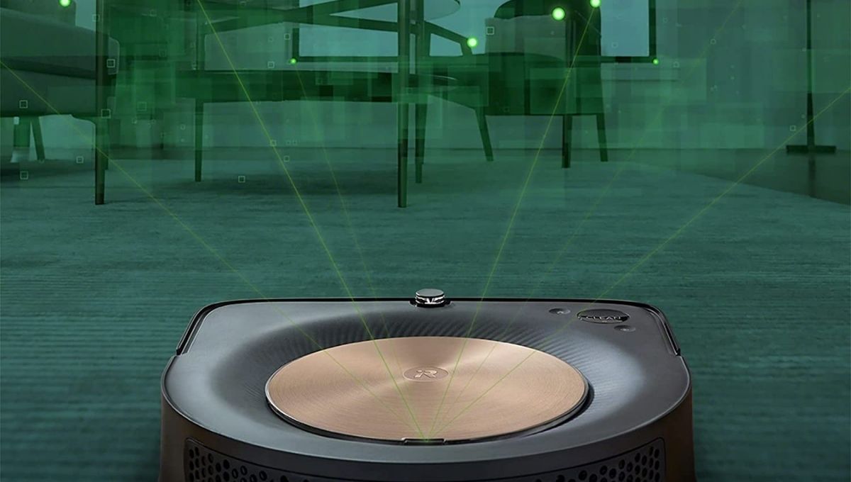 iRobot Roomba s9+ detect object with vSLAM navigation technology
