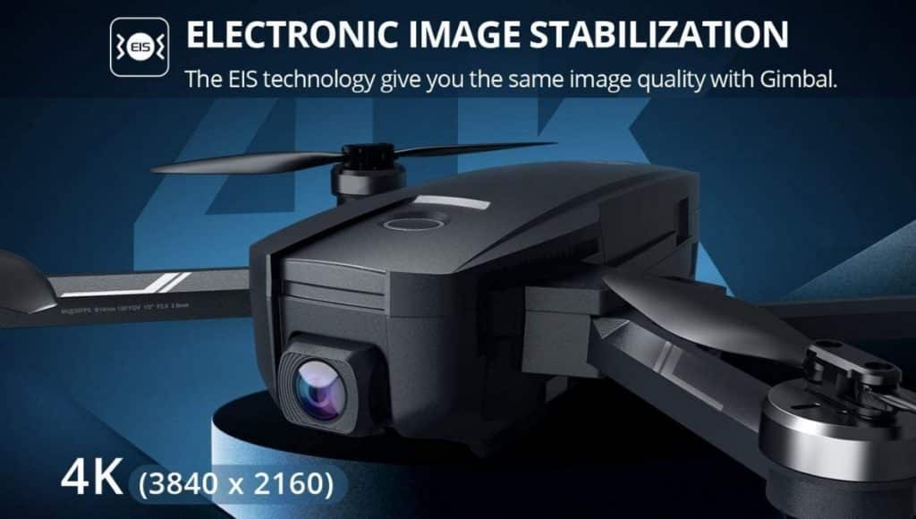 Holy stone hs720e 4k drone equipped with electric image stabilization
