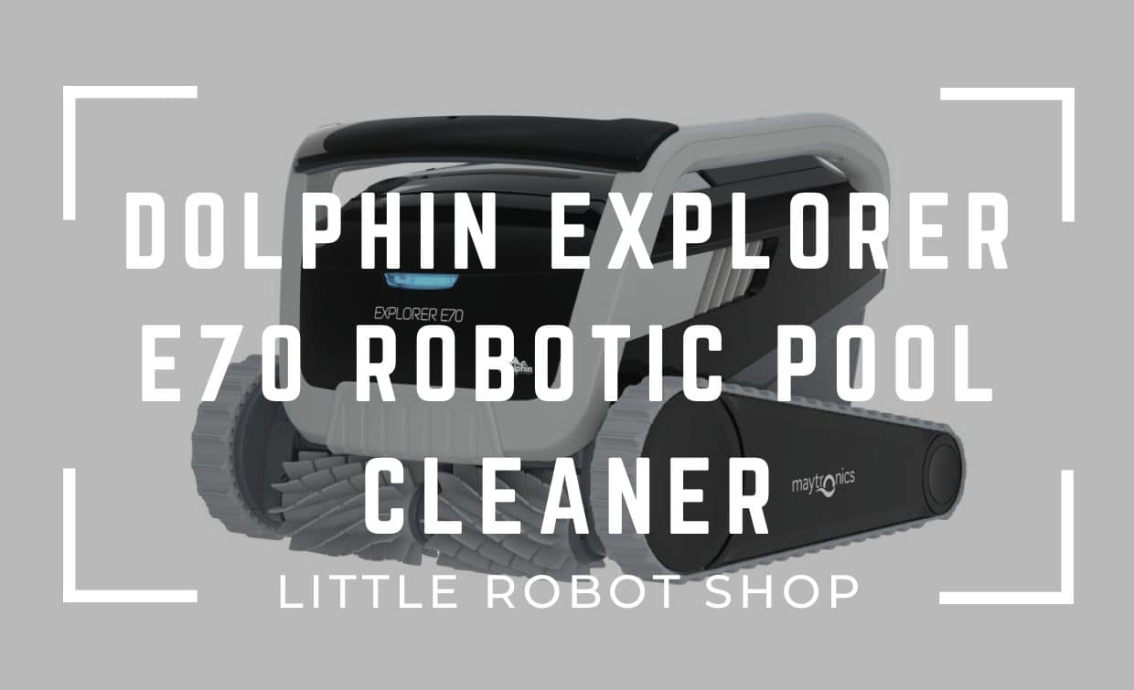 A dolphin explorer e70 robotic pool cleaner