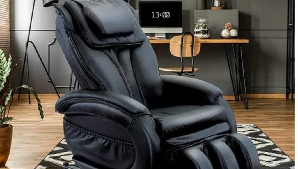 massage chair in a room