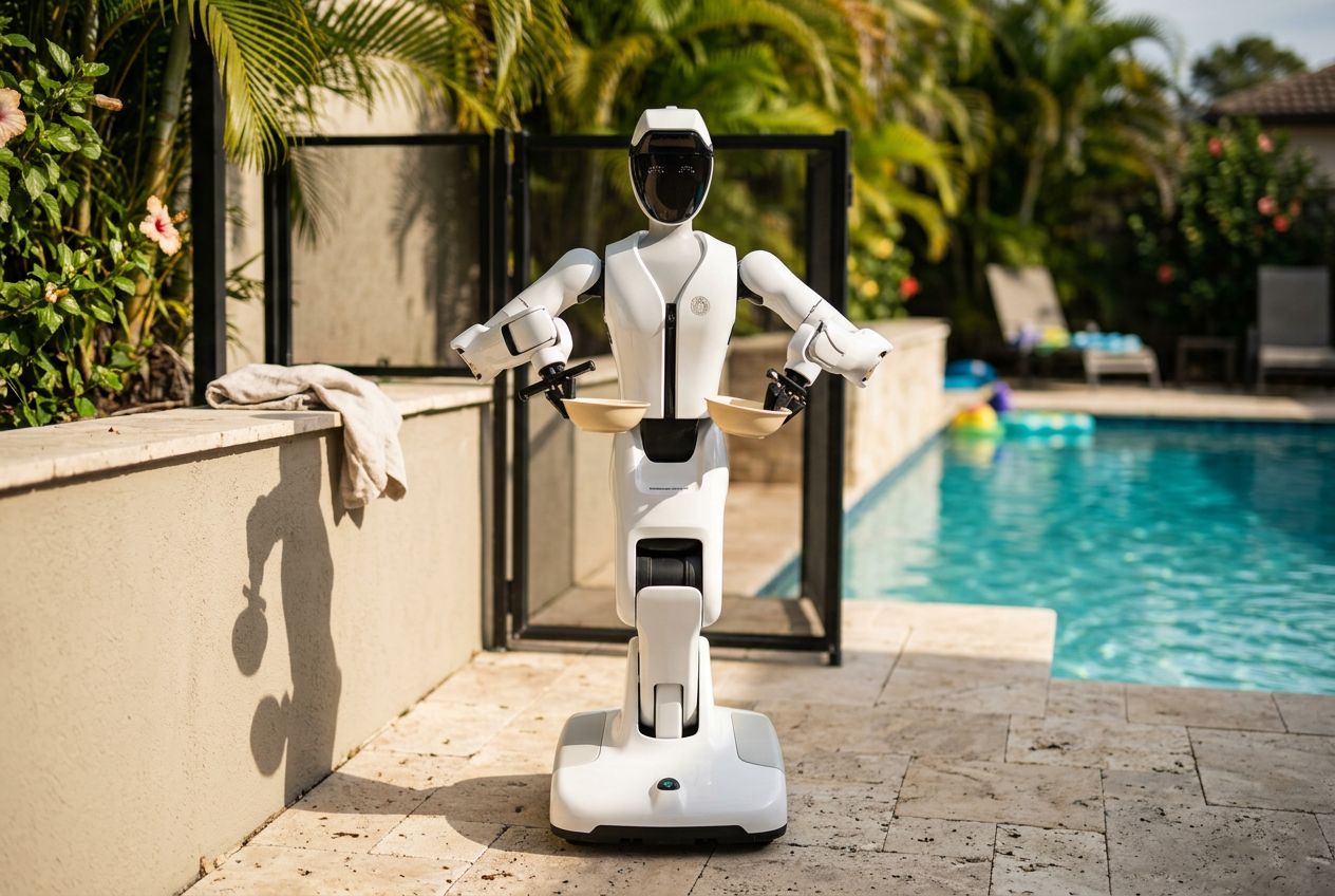 AI product image — pool scene
